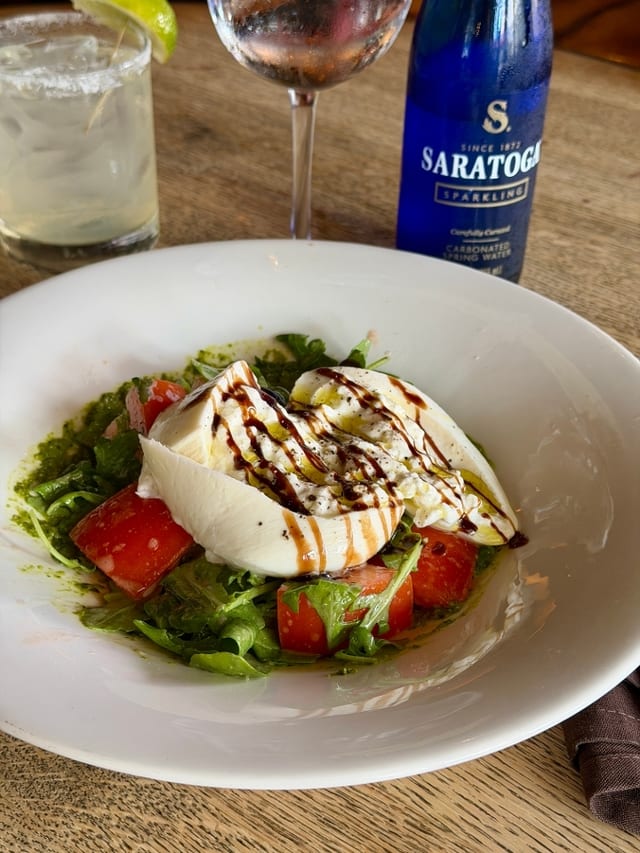 Burrata Caprese.