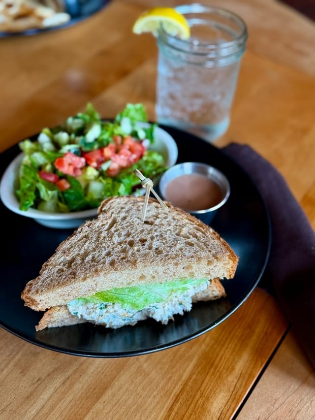 1/2 Tuna Salad Sandwich.