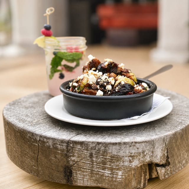Crispy Brussels Sprouts.