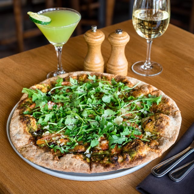 Pesto Pizza.